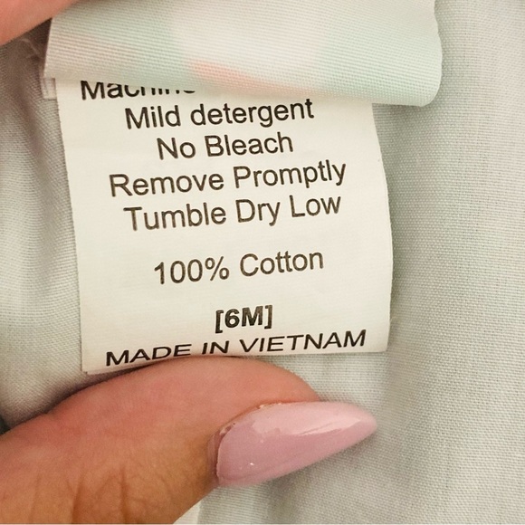 Shrimp and Grits green corduroy tractor motif overalls. Size 6 months - Picture 6 of 6